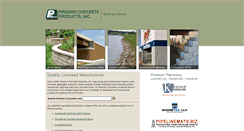 Desktop Screenshot of premier-concrete.com
